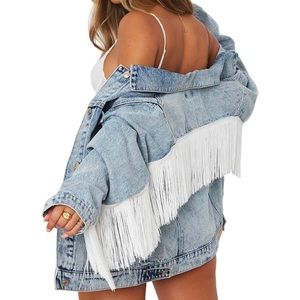 Jean Jacket Women Oversized Denim Jacket